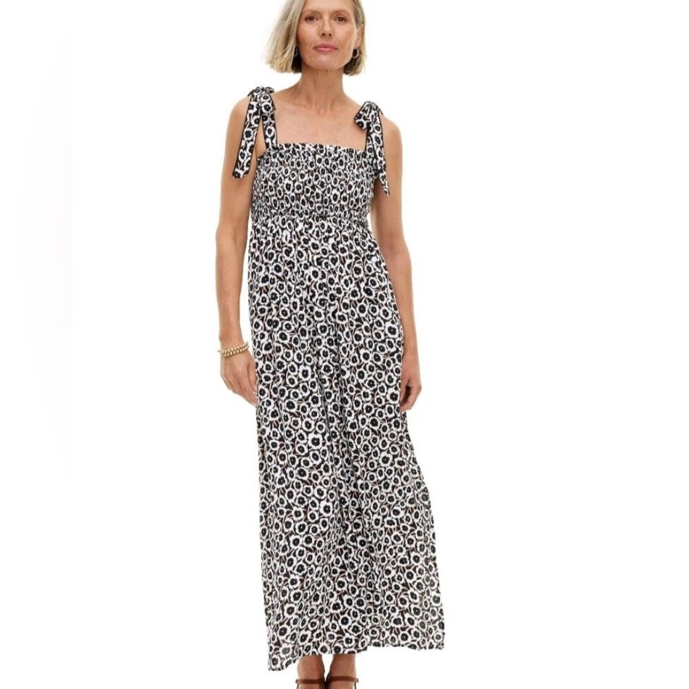 Diane Von Furstenberg Black and White Patterned Dress NEW W TAGS